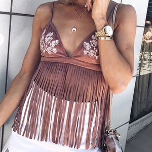 NWOT Forever 21 Fringe top